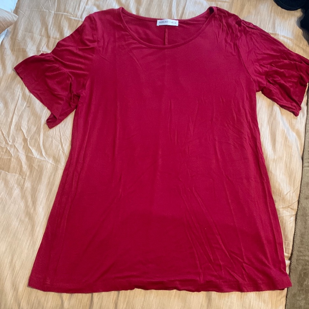 Tickled Teal blouse